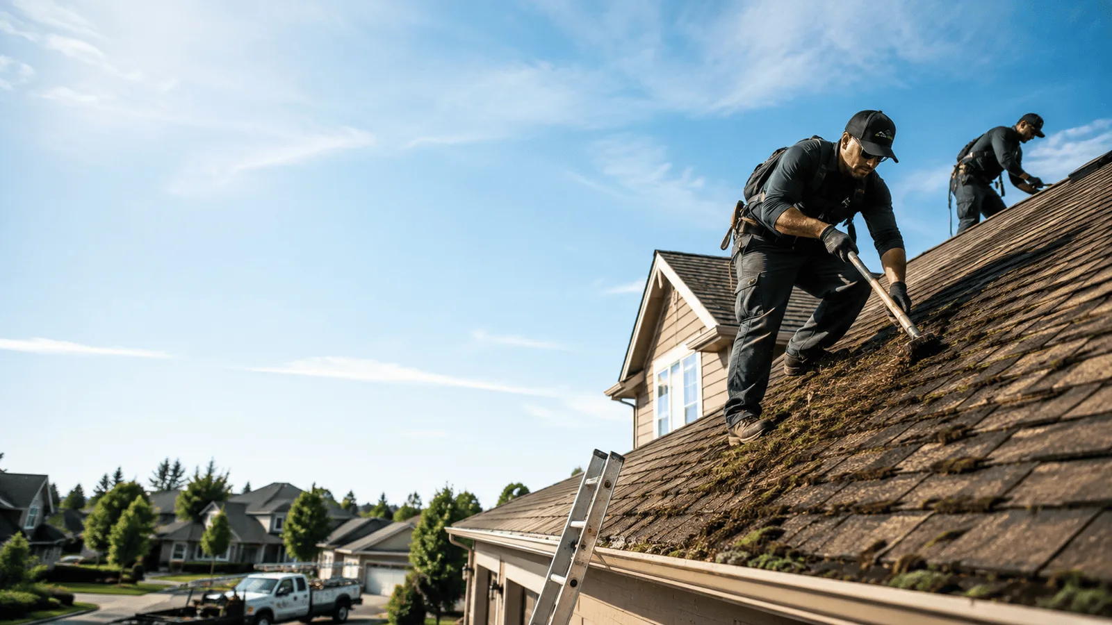 Roof Moss Removal in Ophiem, IL near me